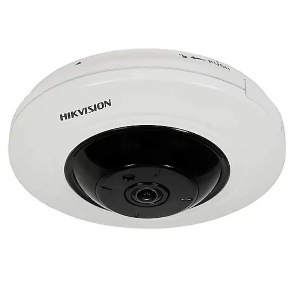 Hıkvısıon Ds-2cd2955g0-ısu 5mpix, 1,05mm Lens H265+, 8mt Gece Görüşü, Sd Kart,  Fisheye Ip Kamera