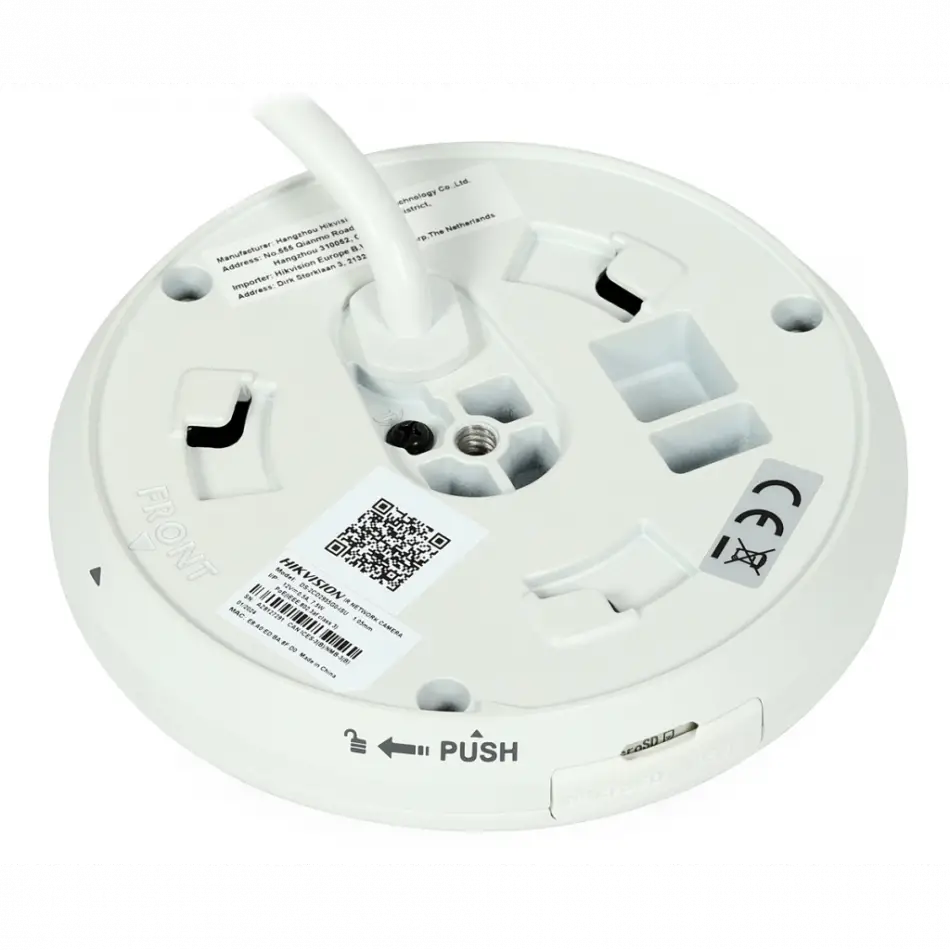 Hıkvısıon Ds-2cd2955g0-ısu 5mpix, 1,05mm Lens H265+, 8mt Gece Görüşü, Sd Kart,  Fisheye Ip Kamera