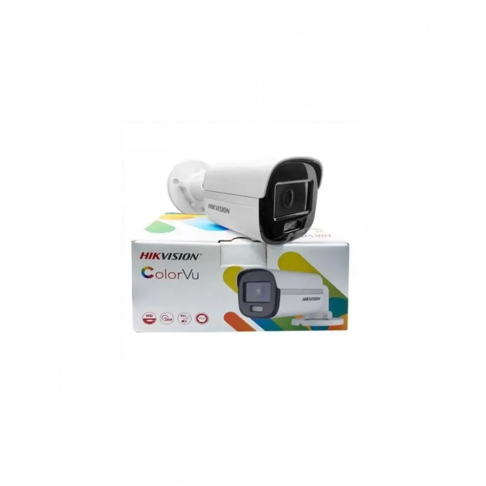 Hıkvısıon Ds-2ce10df0t-pf, 2mpix, 3.6mm Lens, 20mt Gece Görüşü, Full Time Color, Color Vu, Ip67, Bullet Kamera