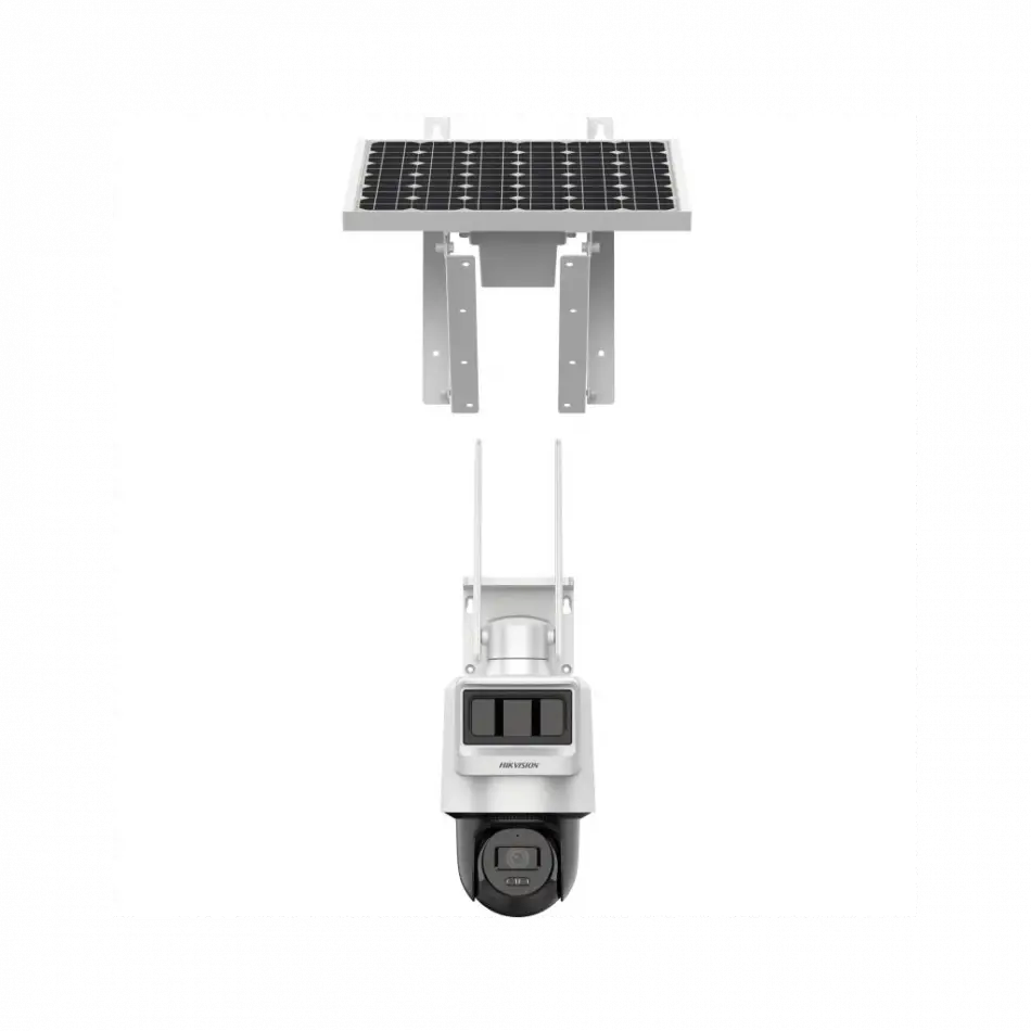 Hıkvısıon Ds-2de2c200ıwg-k/4g/c05s10, 2mpix,   2.8mm, 30mt Gece Görüşü, Dahili Mikrofon, Pır+radar,  4g, Solar  Pt Ip Kamera
