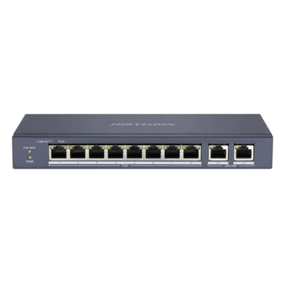 Hıkvısıon Ds-3e0310p-e/m 8xfe+2xfe 65w Poe Switch