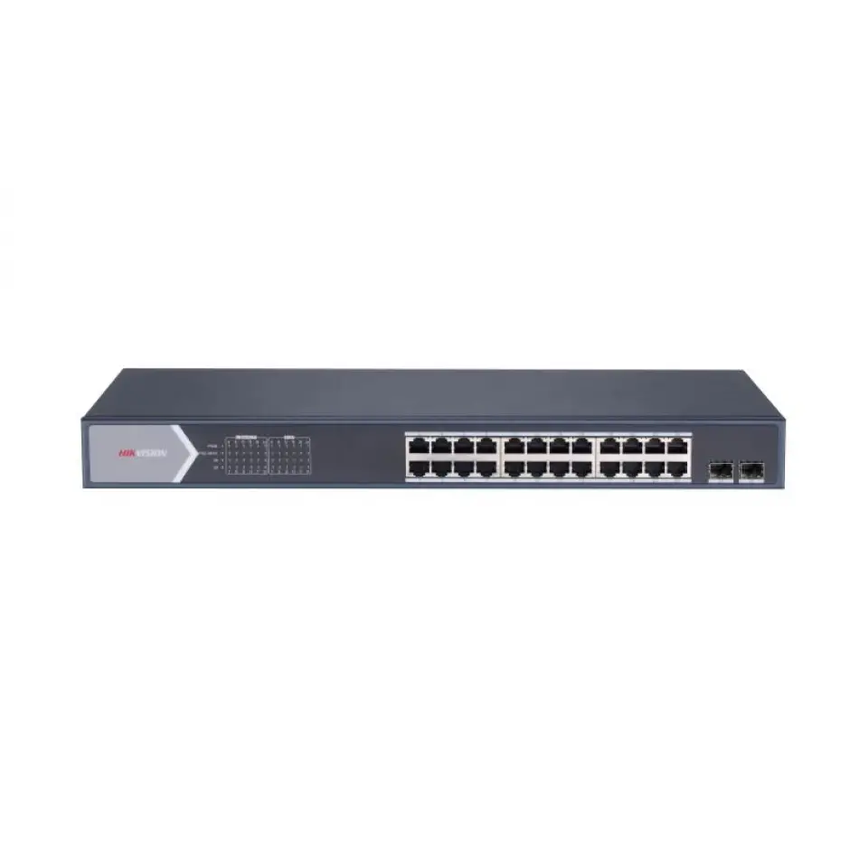 Hıkvısıon Ds-3e1526p-sı 24xge+2xge/sfp 370w F.gigabit Poe Switch