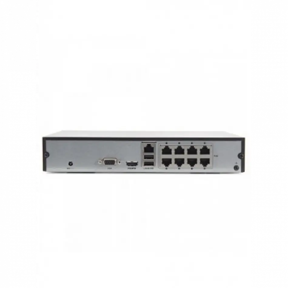 Hıkvısıon Ds-7108nı-Q1/8p/m, 8kanal Poe, 4mpix, H265+, 1 Hdd Desteği, 1520p Kayıt, 60mbps Bant Genişliği, Metal Kasa, Nvr