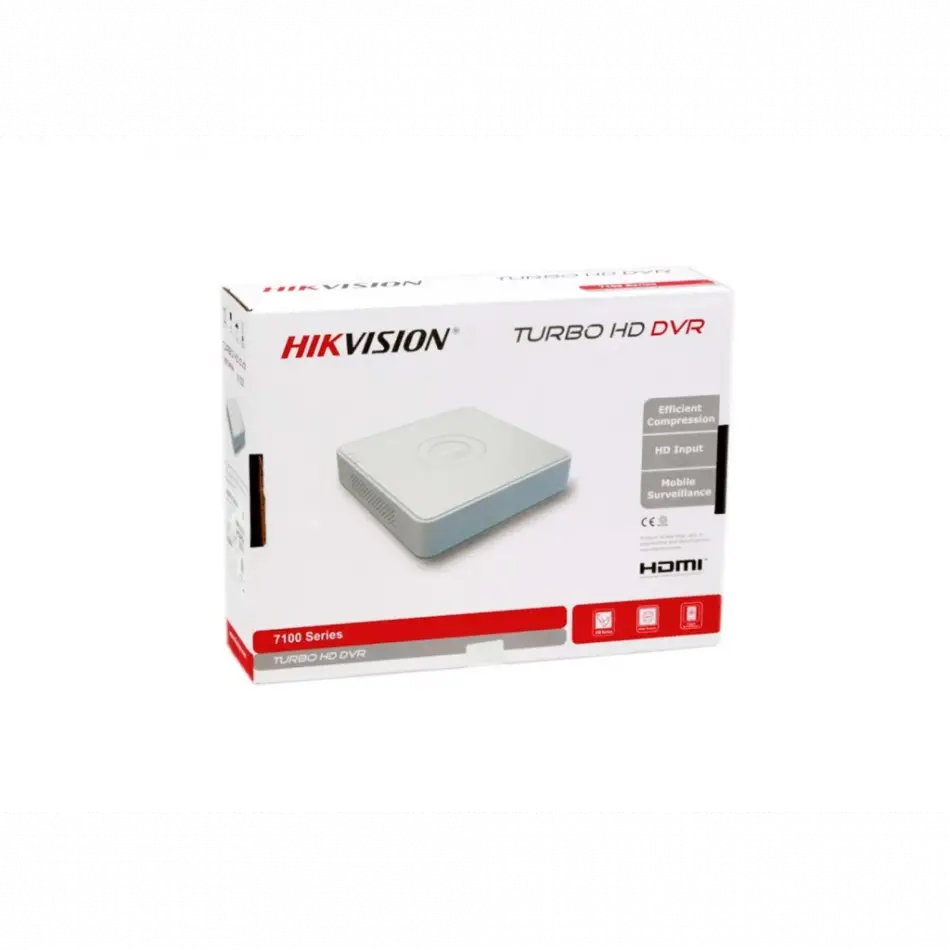 Hıkvısıon Ds-7116hghı-k1, 16kanal, 2mpix, H265 Pro+, 1 Hdd Desteği, 5in1 Dvr Cihazı