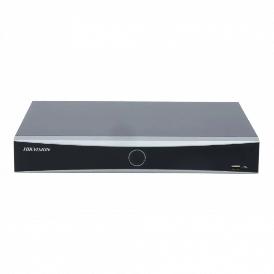 Hıkvısıon Ds-7616nxı-k1, 16kanal, 12mpix, H265+, Acusense, 1 Hdd Desteği, 2160p Kayıt, 160mbps Bant Genişliği, Metal Kasa, Nvr