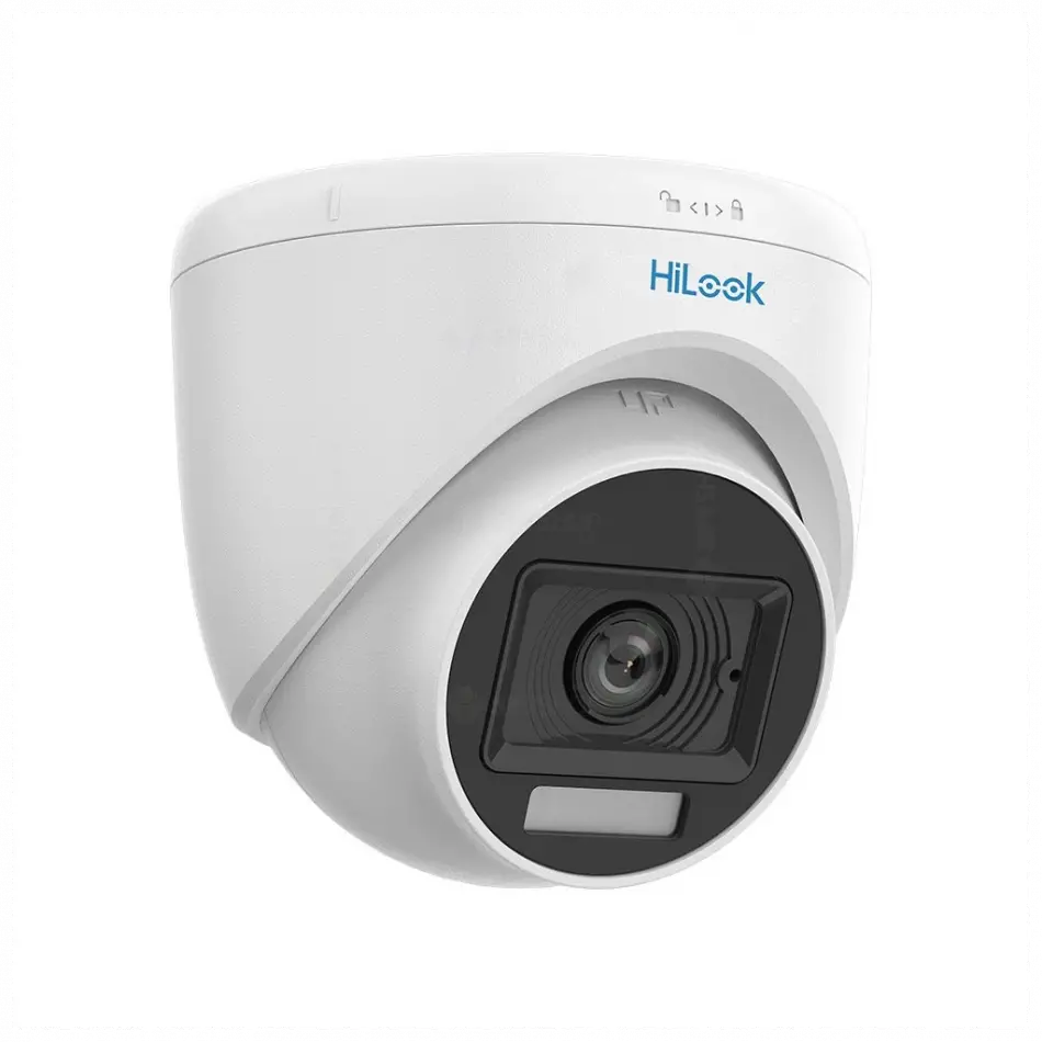 Hılook Thc-t129-lps, 2mpix, 2.8mm Lens, 20mt Gece Görüşü, Color Vu, Dahili Mikrofon, Dome Kamera