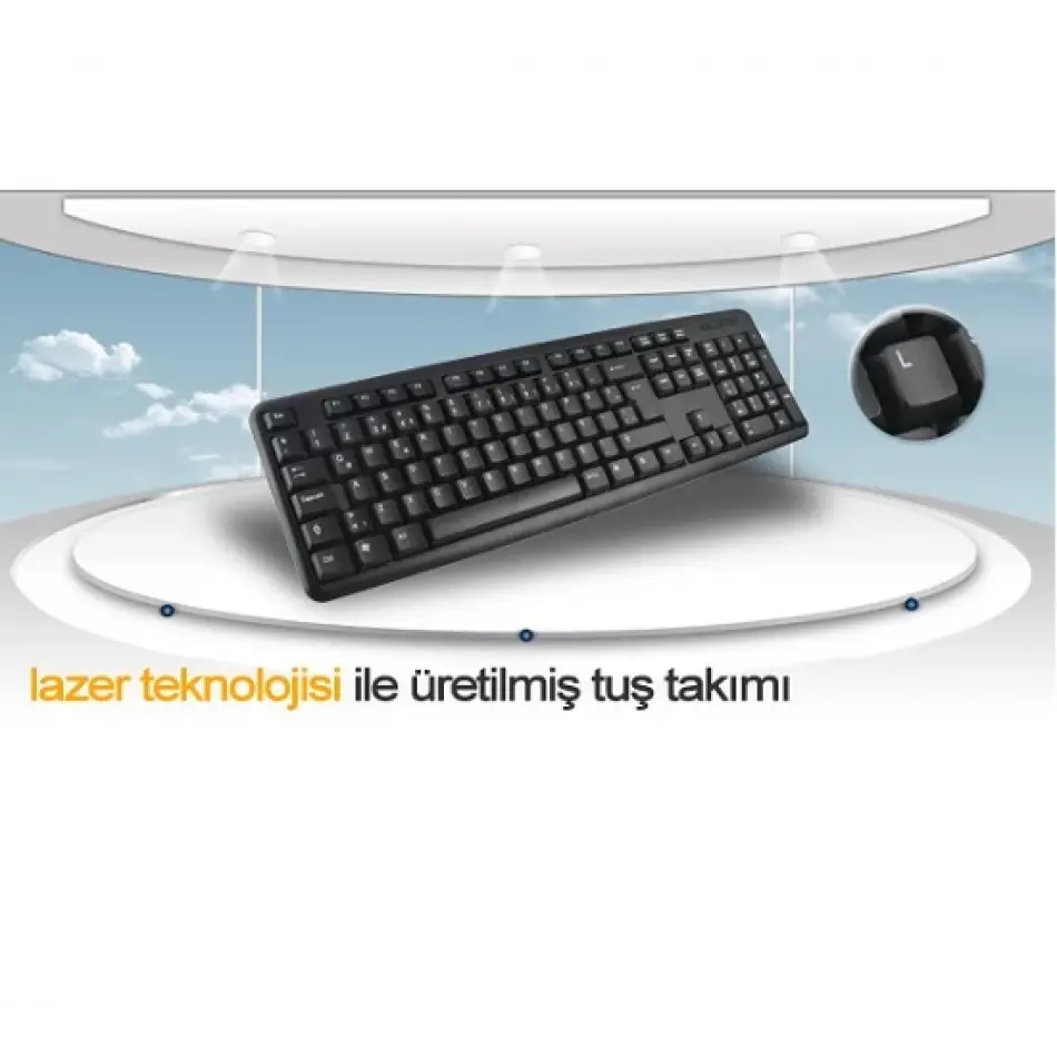 Hıper Km-3055 Standart Klavye Usb Siyah