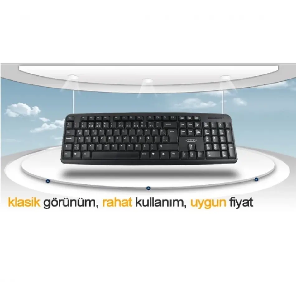 Hıper Km-3055 Standart Klavye Usb Siyah
