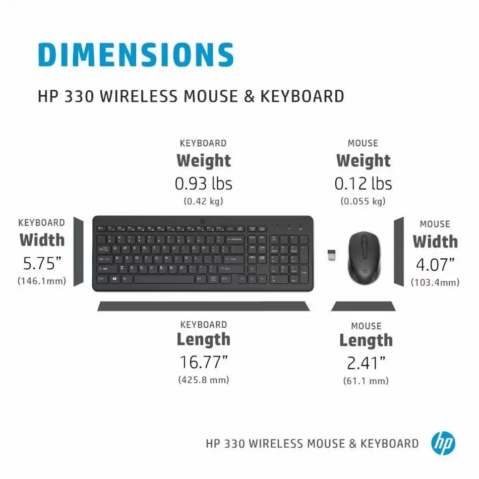 Hp 330 Kablosuz Klavye-mouse Set (model:2v9e6aa)