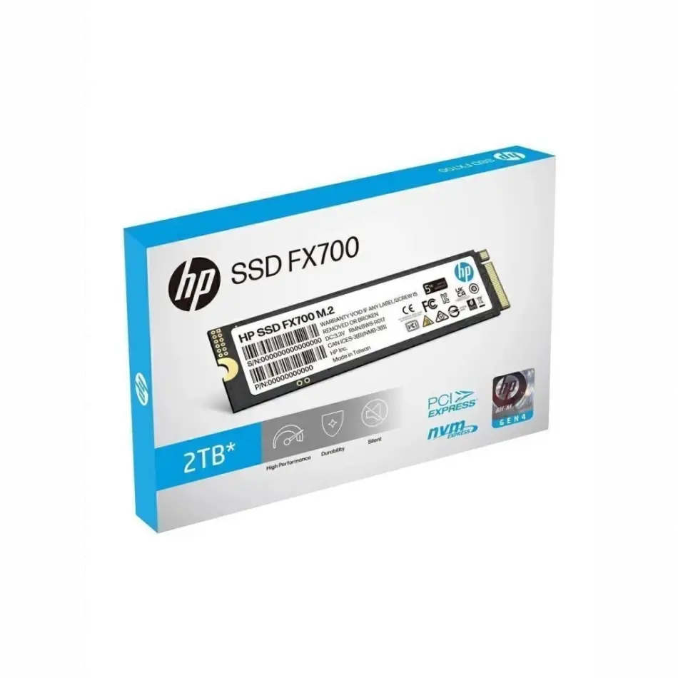 Hp 8u2n5aa, Fx700, 2tb, 7200/6200, Gen4, Nvme Pcıe M.2, 3d Nand, Ssd