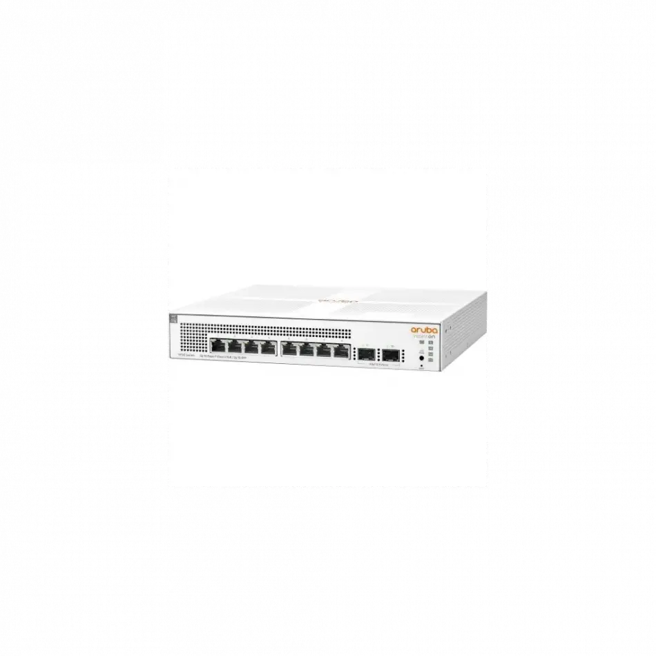 Hp Aruba Instant On, Jl681a, 1930-8g, 8port, Gigabit, Poe 124w, 2 Port Gigabit Sfp, Yönetilebilir, Rack Mount Switch