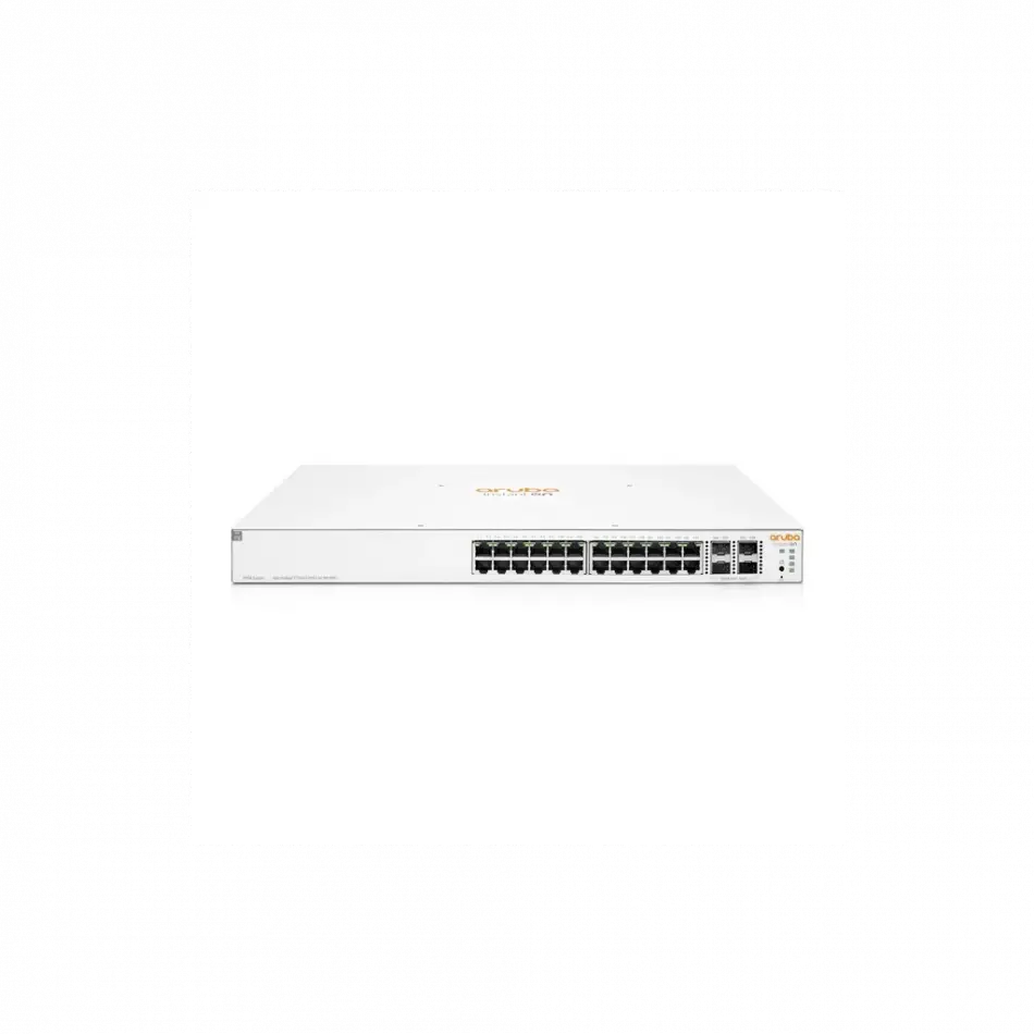Hp Aruba Instant On, Jl683b, 1930-24g, 24port, Gigabit, Poe 195w, 4 Port Gigabit Sfp, Yönetilebilir, Rack Mount Switch