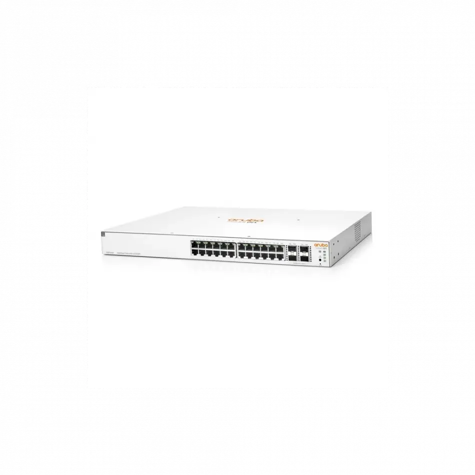 Hp Aruba Instant On, Jl683b, 1930-24g, 24port, Gigabit, Poe 195w, 4 Port Gigabit Sfp, Yönetilebilir, Rack Mount Switch