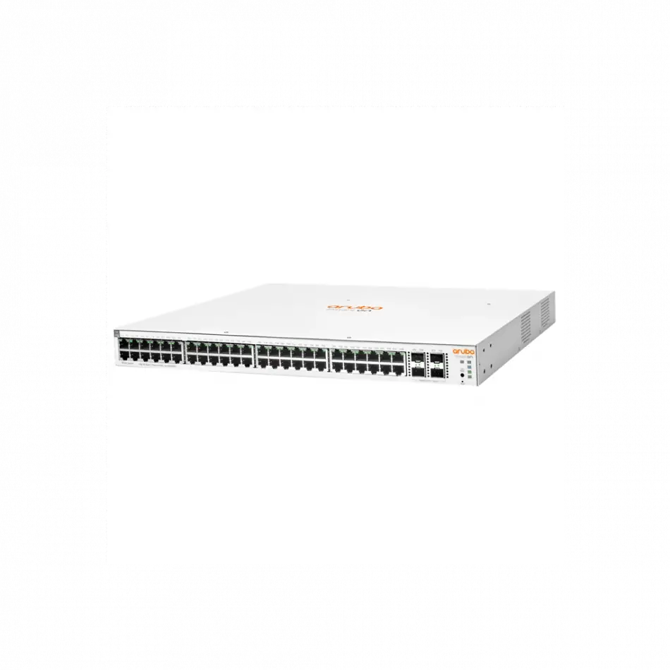 Hp Aruba Instant On, Jl686b, 1930-48g, 48port, Gigabit, Poe 370w, 4 Port Gigabit Sfp, Yönetilebilir, Rack Mount Switch