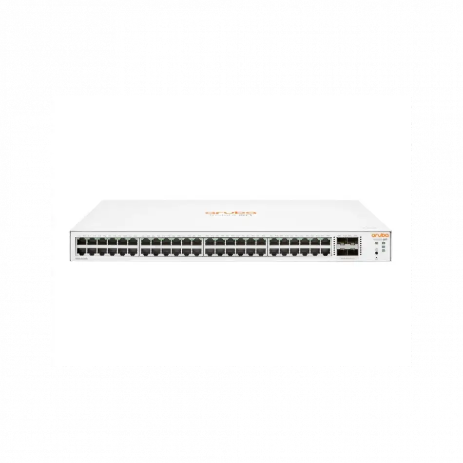 Hp Aruba Instant On, Jl814a, 1830-48g, 48port, Gigabit, 4 Port Gigabit Sfp, Yönetilebilir, Rack Mount Switch