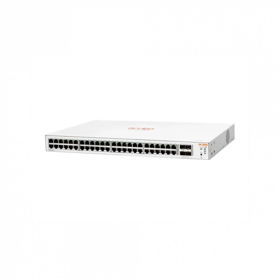 Hp Aruba Instant On, Jl814a, 1830-48g, 48port, Gigabit, 4 Port Gigabit Sfp, Yönetilebilir, Rack Mount Switch