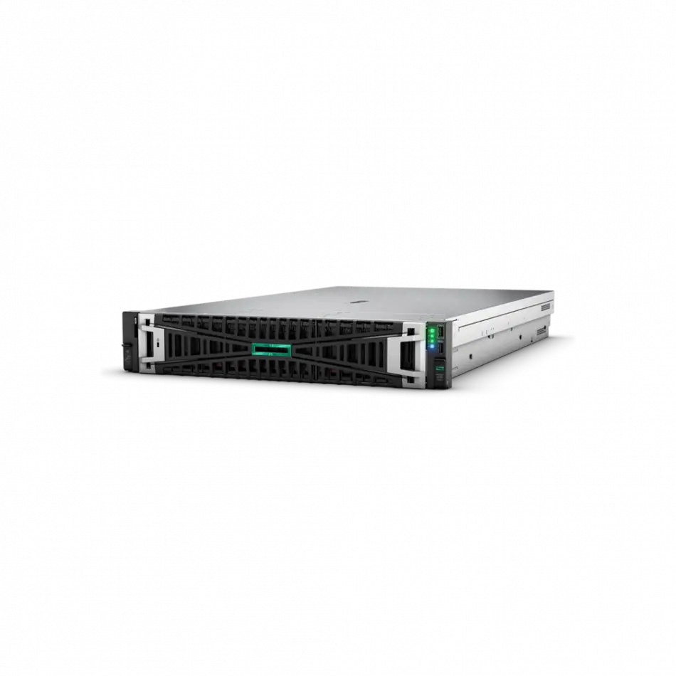 Hp P71674-425, Dl380, Gen11, Intel Xeon Silver 4510, 64gb Ddr5 Rdımm Ram, 2x960gb Ssd Disk, Mr408i-o Nc 8sff, 2x1000w Power, 2u Rack, Server