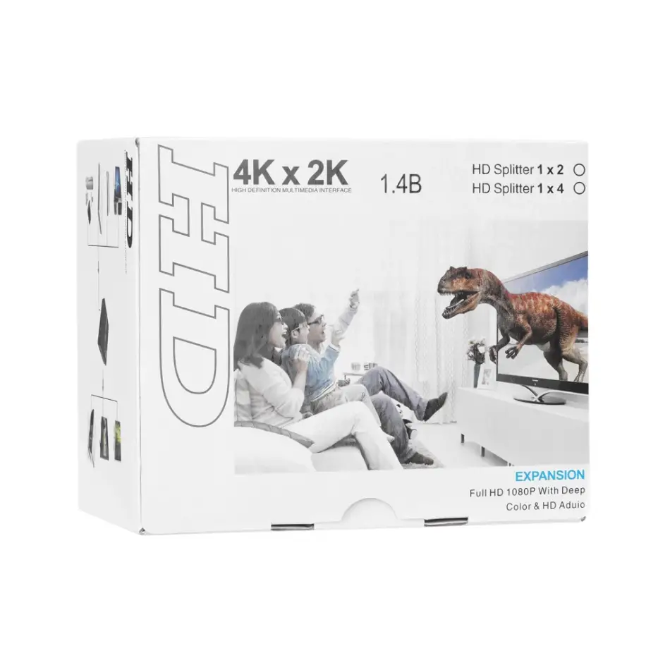 Hytech Hy-lu2, 2xhdmı, 2k-4k, Monitör Çoklayıcı, (1pc-2monitör)
