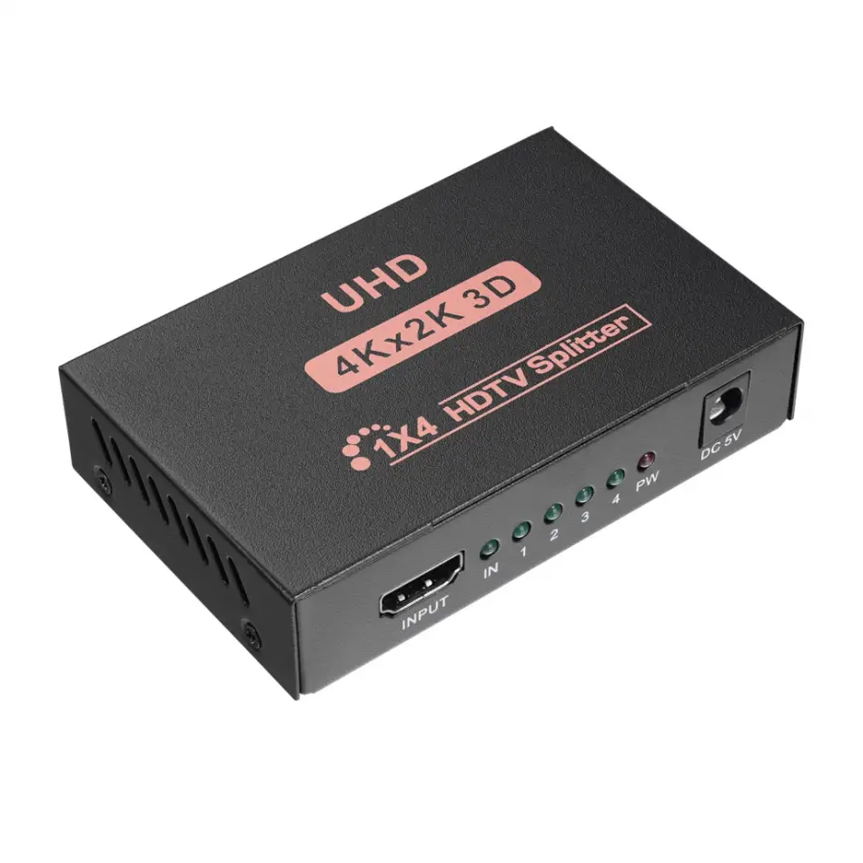 Hytech Hy-lu4, 4xhdmı, 2k-4k, Monitör Çoklayıcı, (1pc-4monitör)
