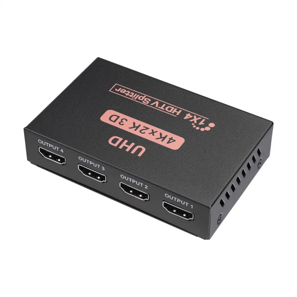 Hytech Hy-lu4, 4xhdmı, 2k-4k, Monitör Çoklayıcı, (1pc-4monitör)