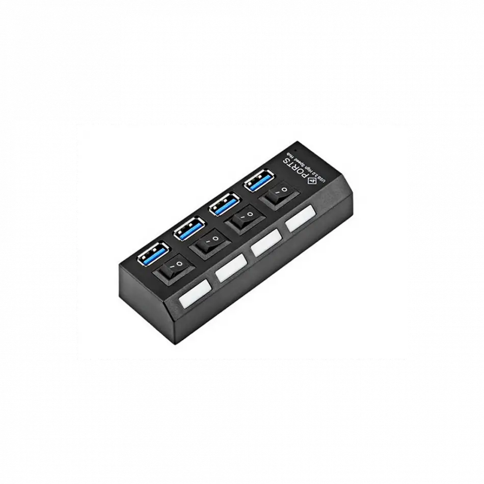 Hytech Hy-u350, Usb3.0 To 4xusb 3.0, Açma Kapama Tuşlu, Usb Hub