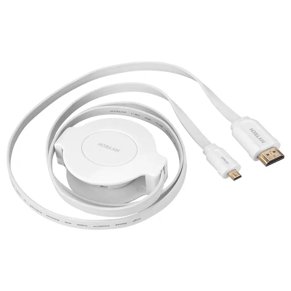 Hytech Hy-w295 1,3m Makaralı Micro Hdmi E=>hdmi E
