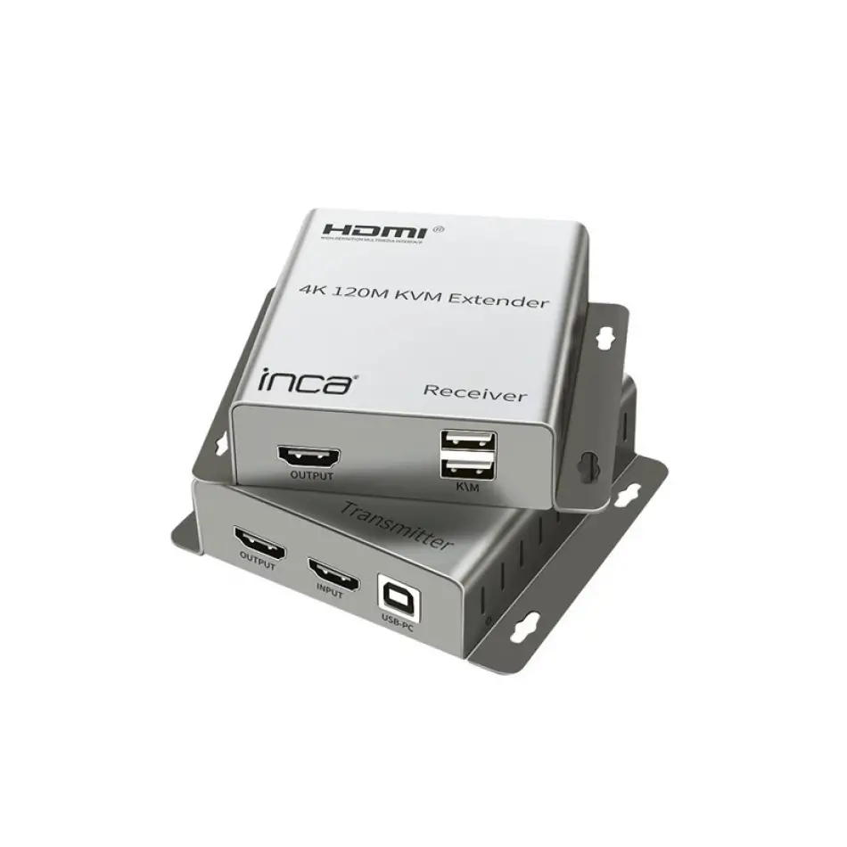 Inca Iex-120 Hdmı 4k 120m Kvm Network Extender