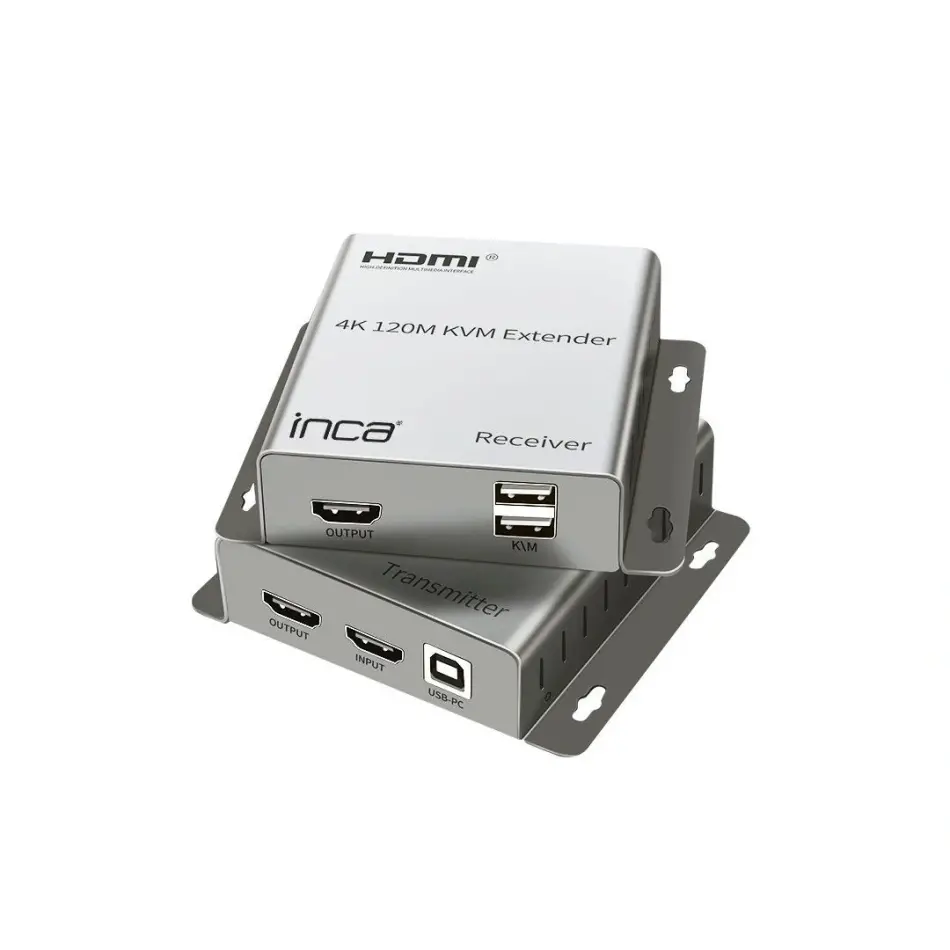 Inca Iex-120 Hdmı 4k 120m Kvm Network Extender