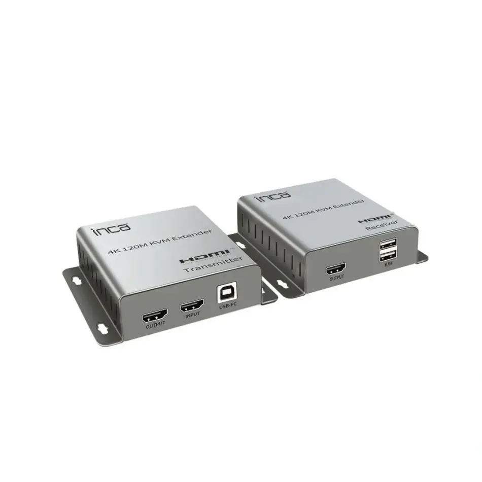 Inca Iex-120 Hdmı 4k 120m Kvm Network Extender