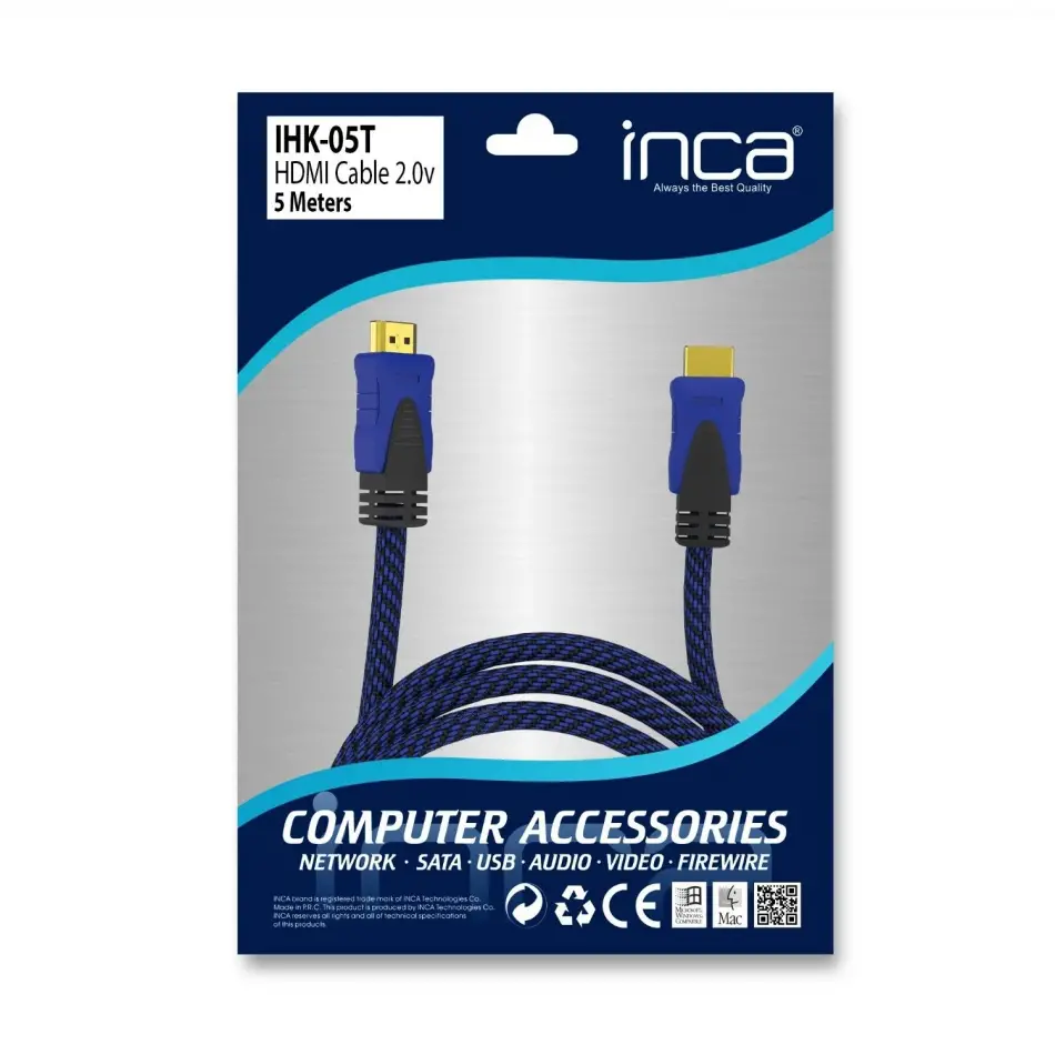 Inca Ihk-05t 5m Hdmı Kablo,v2.0,3840*2160p(4k)