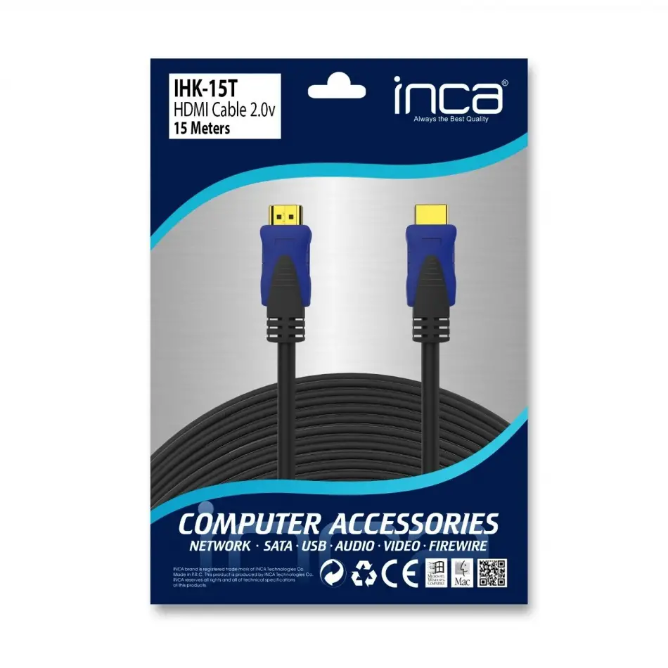 Inca Ihk-15t 15m Hdmı Kablo,v2.0,3840*2160p(4k)