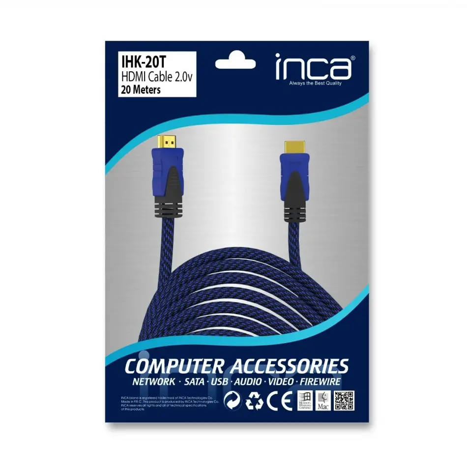 Inca Ihk-20t 20m Hdmı Kablo,v2.0,3840*2160p(4k)
