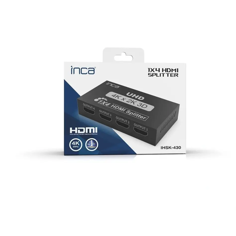 Inca Ihsk-430 Hdmı Splitter 1ın 4out 4k30hz Switch