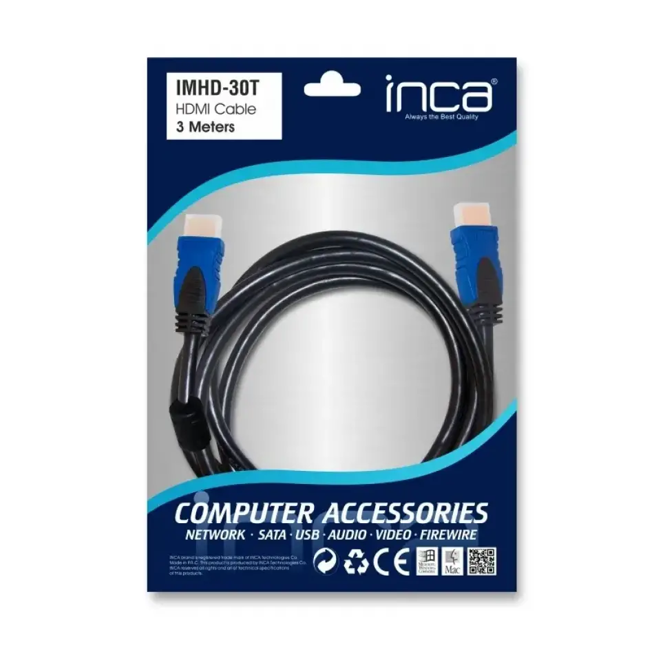 Inca Imhd-30t 3mt Hdmı Kablo