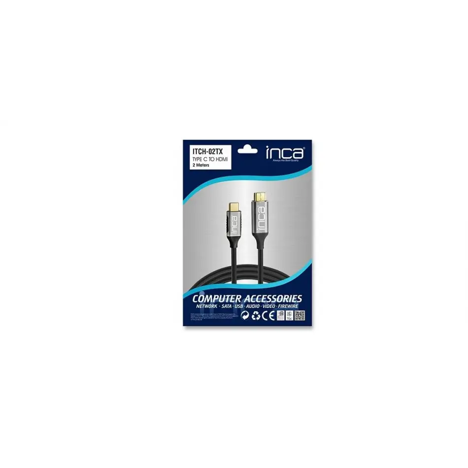 Inca Itch-02tx 2m Type-c =>hdmı Kablo
