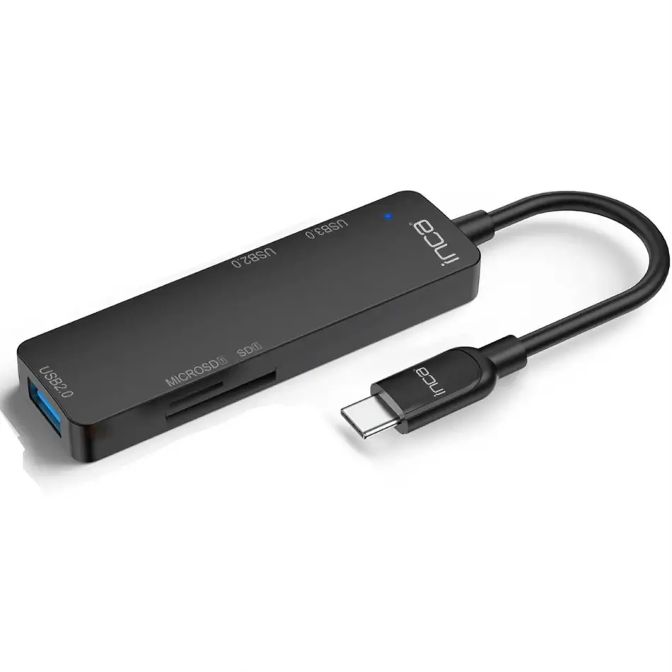 Inca Itpc-5t 5li Tip-c Hub=>usb 3.0+ 2 Usb 2.0+sd