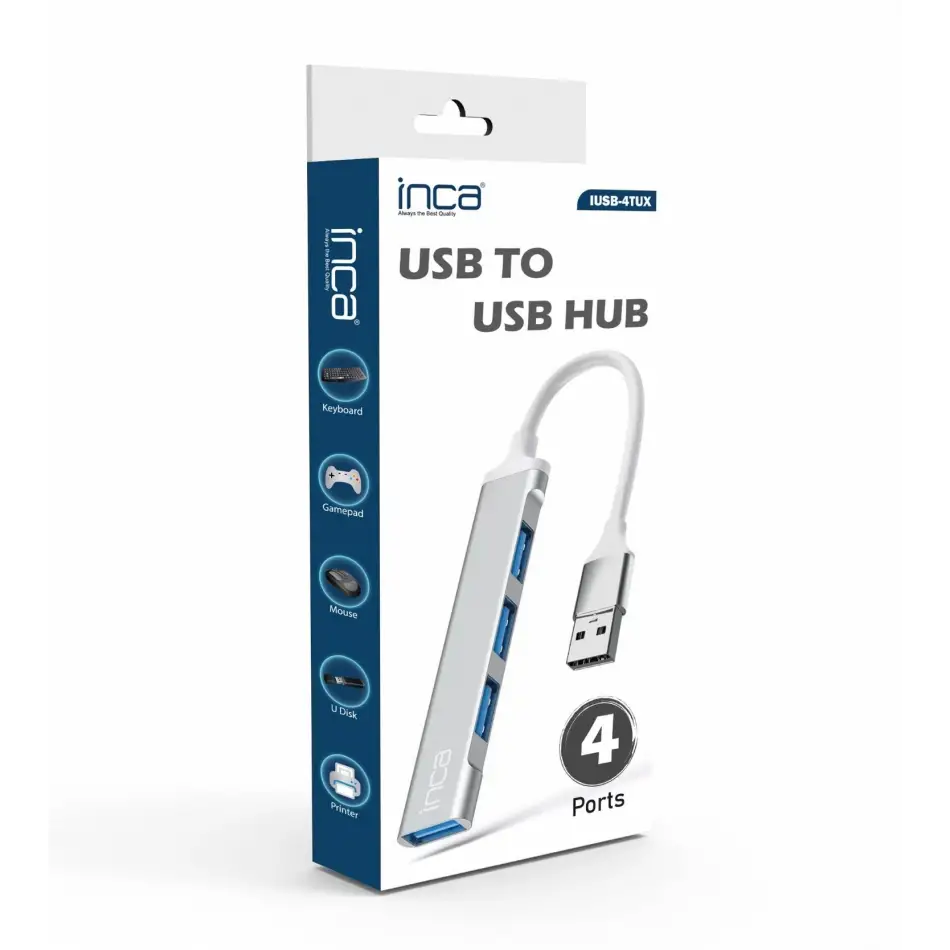Inca Iusb-4tu Usb Tip-a=>3*usb2.0+1*usb3.0 Hub