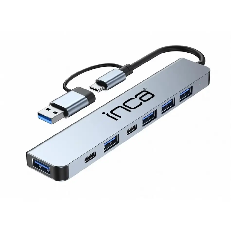 Inca Iutp-7 Usb Type-c Hub X7 Alumınyum Çoklayıcı