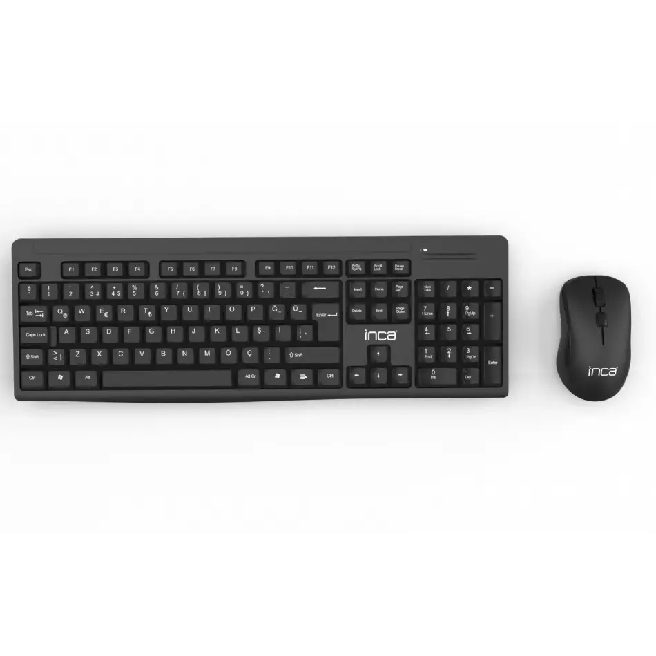 Inca Iws-539t Q Klavye&mouse Set,siyah