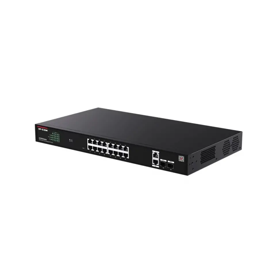 Ip-com G2220p-16-250w 16 Port Gıgabıt+2xrj45/sfp Uplınk 230w Poe Cloud Yönetilebilir Rackmount Swıtch