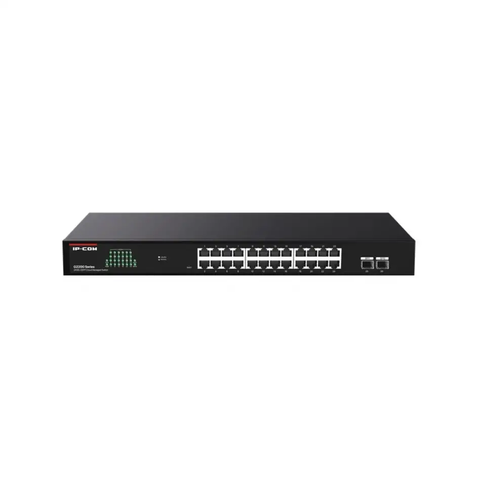 Ip-com G2226f 24 Port Gıgabıt + 2xsfp Uplınk Cloud Yönetilebilir Rackmount Swıtch