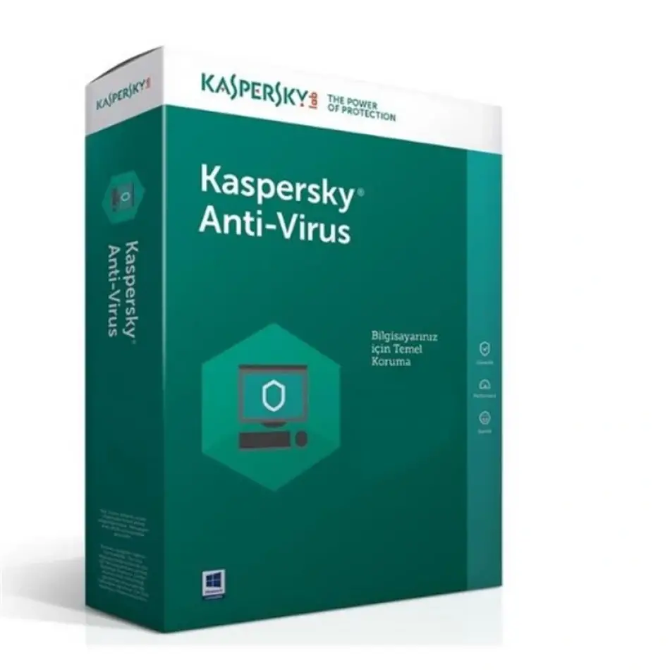 Kaspersky Antıvırus 3 Kullanıcı 1 Yıl
