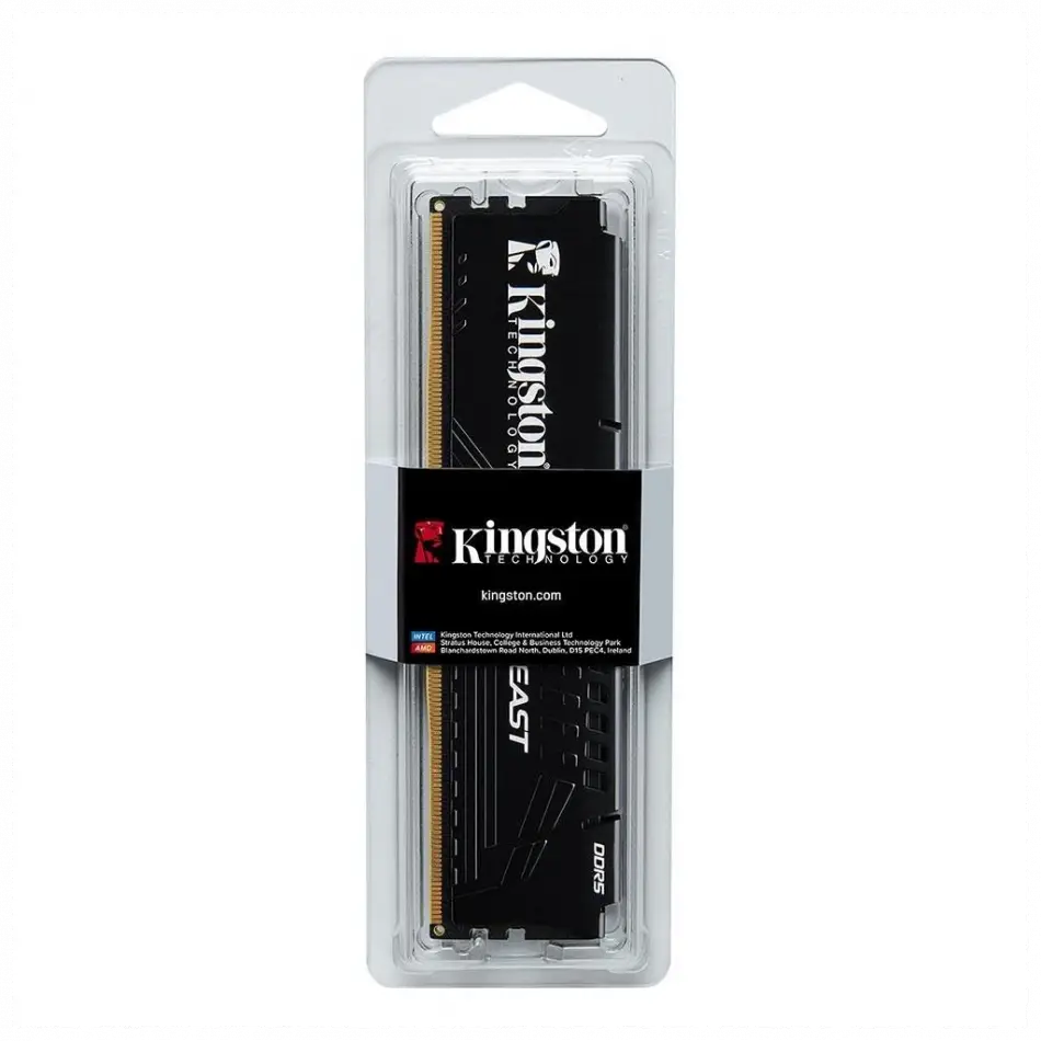 Kıngston Beast, Kf560c30bbe-32tr, 32gb, 6000mhz, Ddr5, Cl30, Desktop Gaming Ram (soğutuculu)