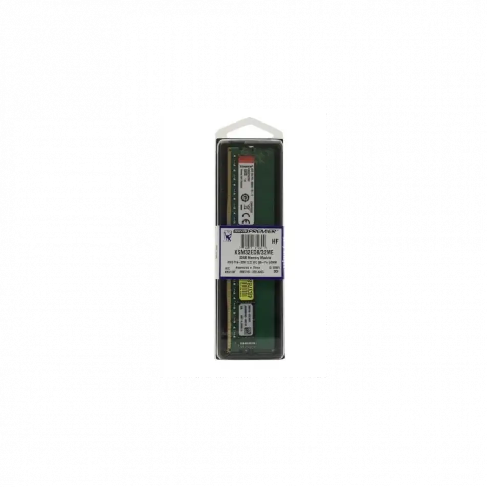 Kıngston Ksm32ed8/32me, 32gb, 3200mhz, Ddr4, Ecc, Cl22, Udımm, Server Ram
