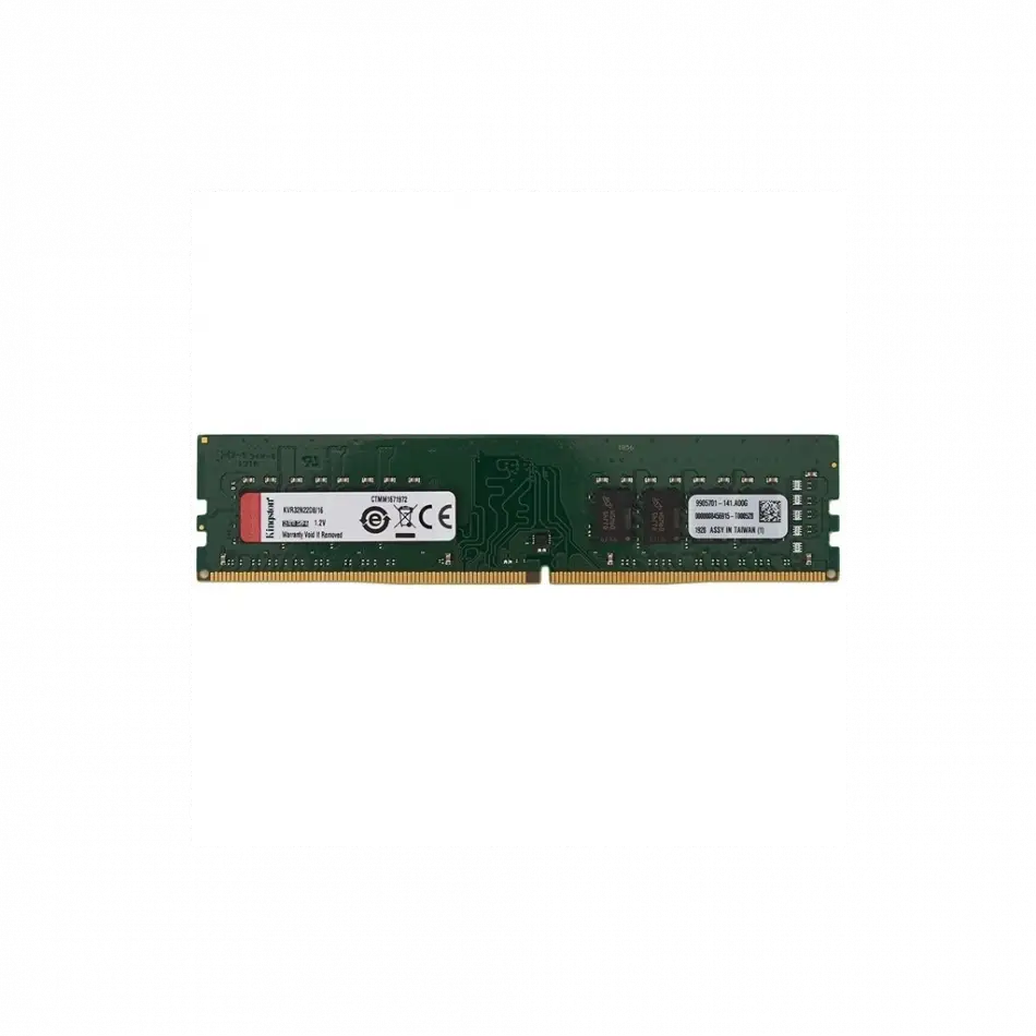 Kıngston Kvr32n22d8/32, 32gb, 3200mhz, Ddr4, Cl22, Desktop Ram