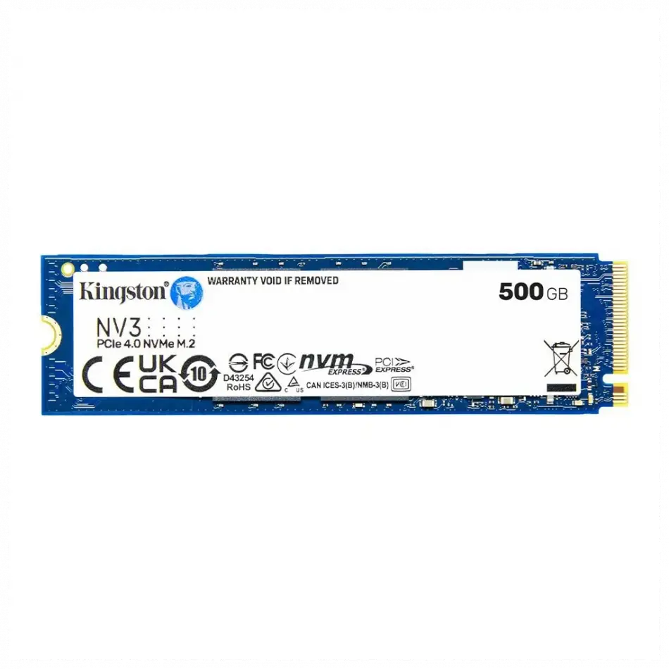 Kıngston Snv3s/500g, Nv3, 500gb, 5000/3000, Gen4, Nvme Pcıe M.2 2280, Ssd