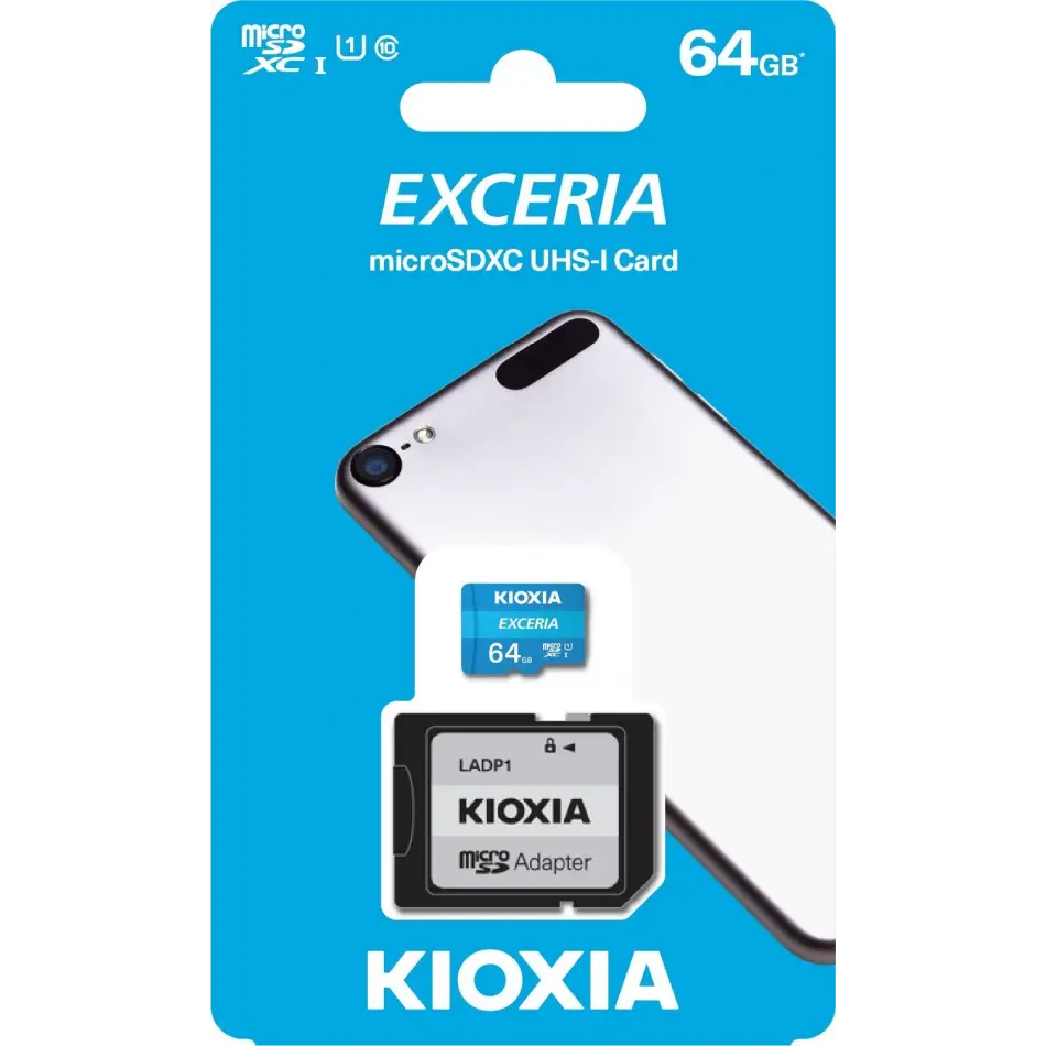 Kioxia 64gb Exeria Micro Sdhc Uhs-1 C10 100mb/sn