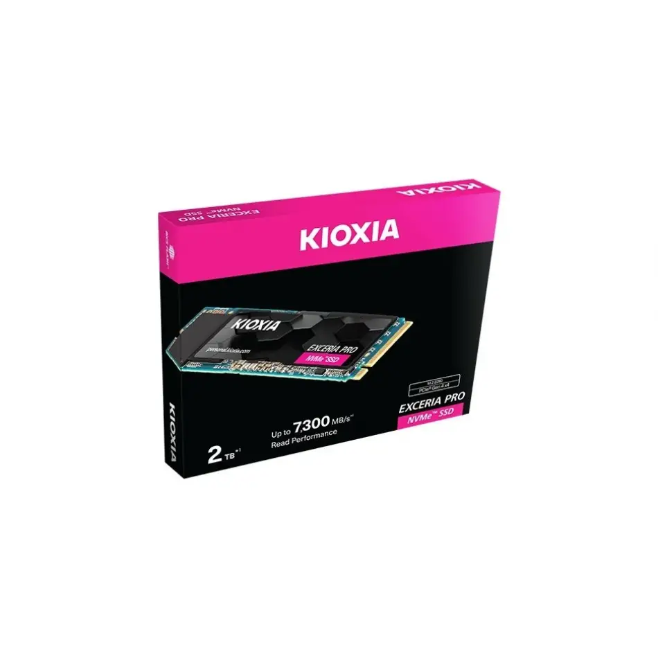 Kioxia Exceria Pro 2tb Nvme Gen4 Ssd7300/6400