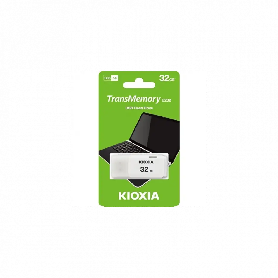 Kıoxıa U202w 32gb Usb 2.0 Transmemory Flash Disk (beyaz)