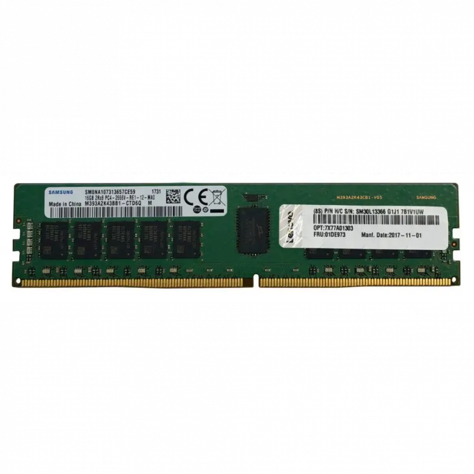 Lenovo 4zc7a08709, 32gb, 2933mhz, Ddr4, Ecc, Rdımm, 2rx4, 1.2v, Server Ram